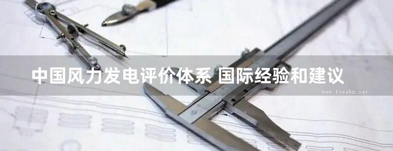 中国风力发电评价体系 国际经验和建议